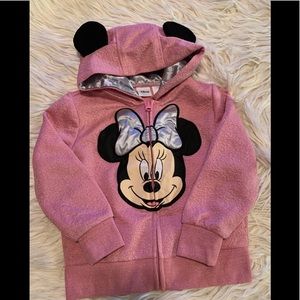‼️SOLD‼️ Minnie Mouse 3T zip hoodie